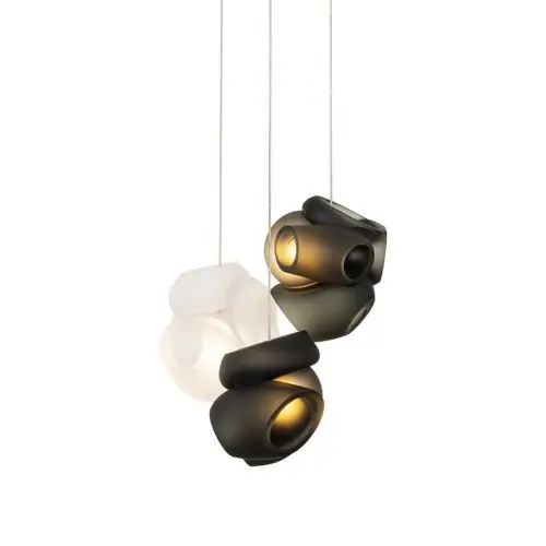 Bocci 100.3 Random Hanglamp - Grijs met transparant Lage Kosten
