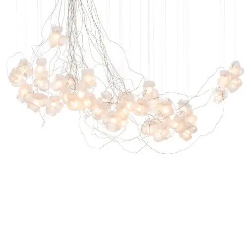 Nu Kopen Bocci 100.37 Semi-rigid Hanglamp - Transparant - Ronde plafondkap