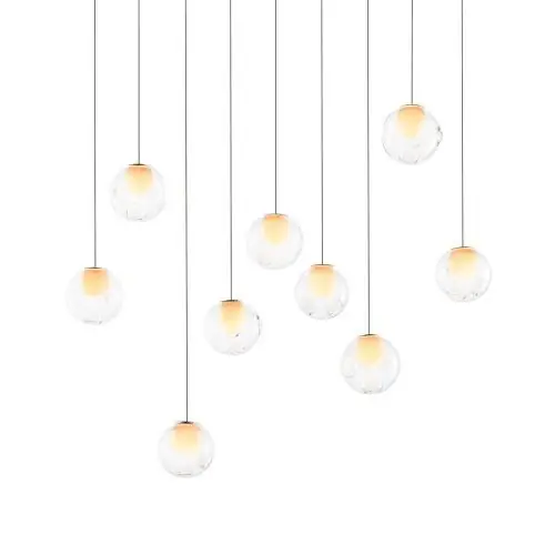 Bocci 28.9 Linear Hanglamp - Transparant Favoriet