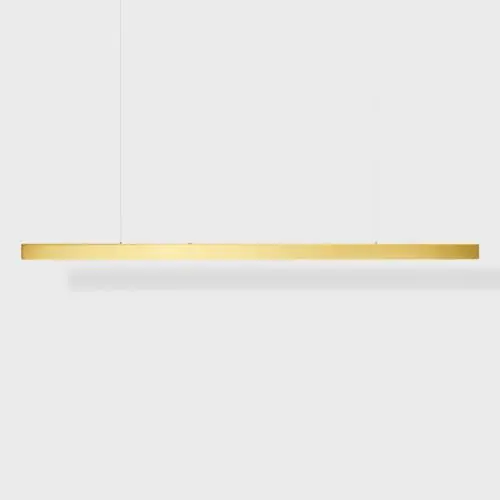 Anour I Model Cordless Hanglamp - 150 cm - Geborsteld messing Gratis Retour