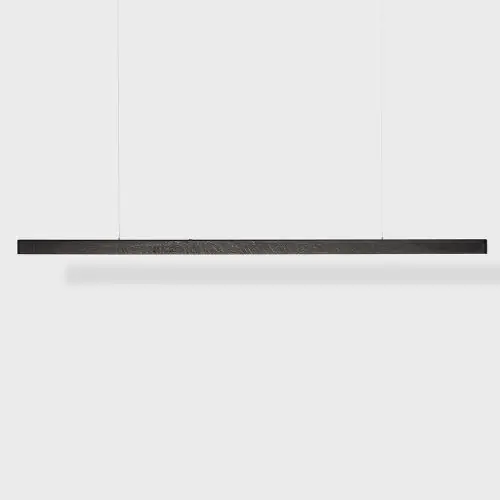 Anour I Model Cordless Hanglamp - 150 cm - Zwart gebeitst eiken Weekendaanbieding