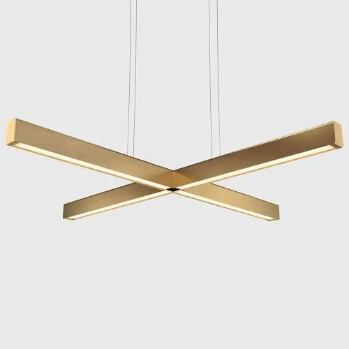 Anour X Model Hanglamp - Geborsteld messing Koopje