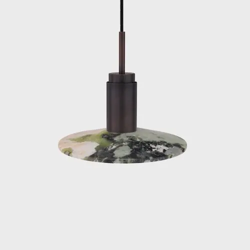 Anour Donya Onyx Solar Hanglamp - Gemixte kap - Gebruind koper Koopje