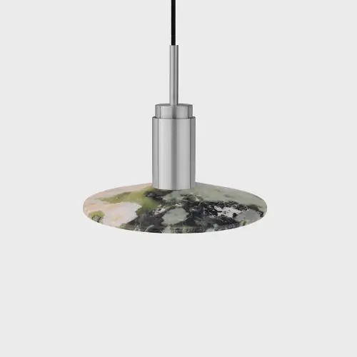 Bestel Nu Anour Donya Onyx Solar Hanglamp - Gemixte kap - Geborsteld roestvrij staal