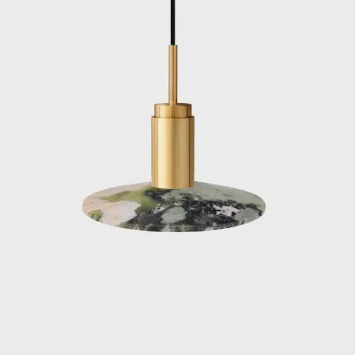Populair Anour Donya Onyx Solar Hanglamp - Gemixte kap - Goud PVD