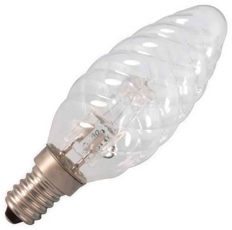 Betrouwbaar Halogeenlamp Kleine fitting E14 Kaarslamp gedraaid Helder 35mm 28W