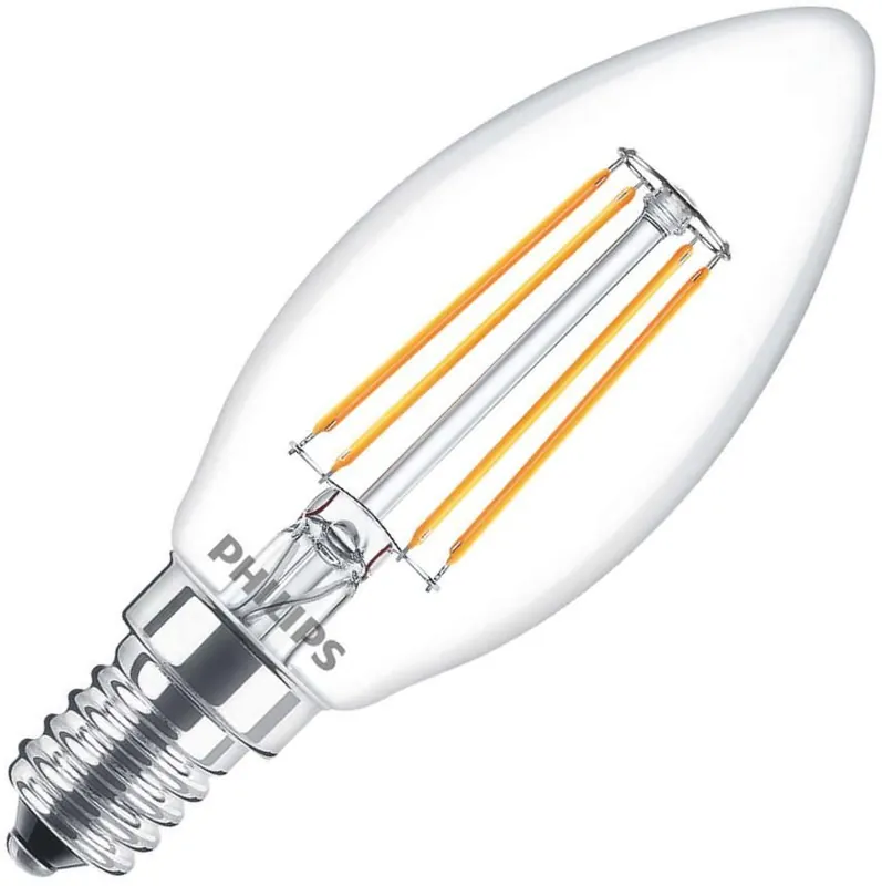 Philips LED Kaarslamp Kleine fitting E14 4W (vervangt 40W) Rechtstreeks Van De Fabrikant