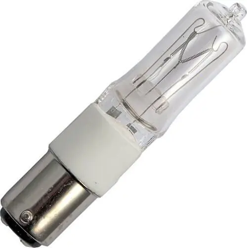 Weekendaanbieding Halogeenlamp buisvormig Ba15d Helder 15mm 60W Huismerk vervangt Halolux