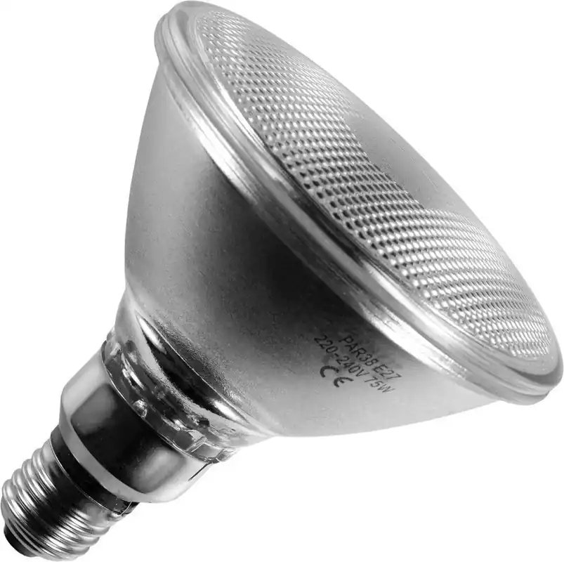 Halogeenlamp Grote fitting E27 Spot PAR38 Mat 124mm 75W Beste Prijs