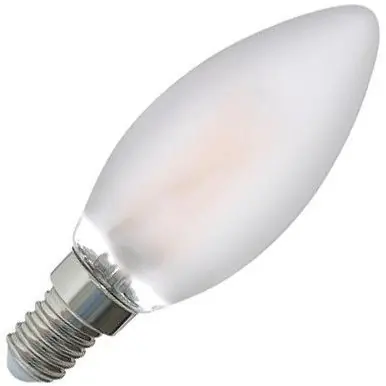 EGB LED Kaarslamp Kleine fitting E14 Dimbaar, 3 staps dimmer 4W (vervangt 45W) Mat Dagaanbieding