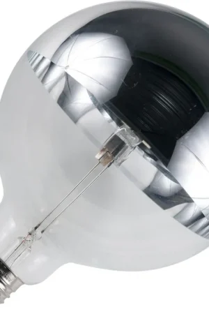 Weekendaanbieding SPL Halogeen kopspiegellamp Grote fitting E27 Ball Zilver 125mm 42W