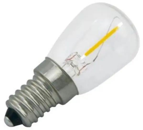 Buislamp LED filament 0,5W (vervangt 5W) kleine fitting E14 26x58mm Voordeelprijs