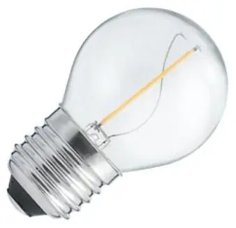 Voordeelprijs Bailey LED Kogellamp Grote fitting E27 1W (vervangt 10W)