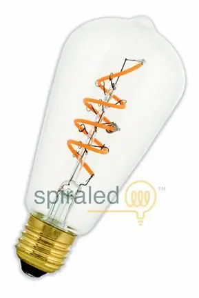 Bailey Spiraled Alva LED Edison Lamp Grote fitting E27 Dimbaar 4W (vervangt 40W) Gereduceerde Prijs