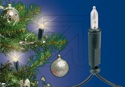 Betaalbaar EGB 35x LED kerstlampjes voor binnen groen 6,8m