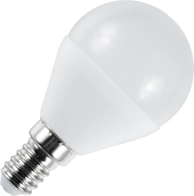Actieprijs SPL LED lamp Kleine fitting E14 Kogellamp Opaal 45mm 5W