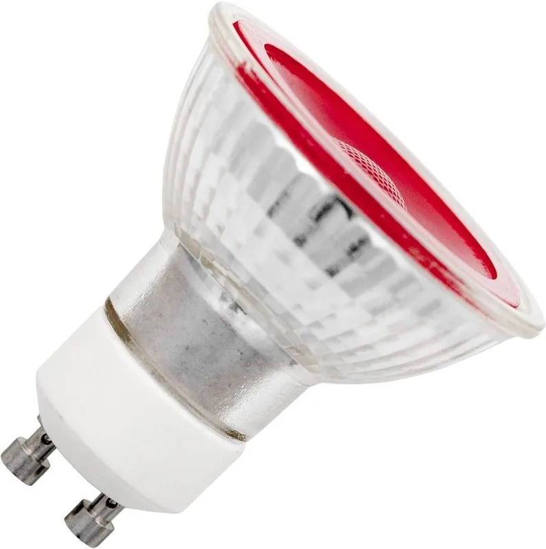 Direct Verzonden SPL LED lamp GU10 Fitting Spot Rood 50mm 5W