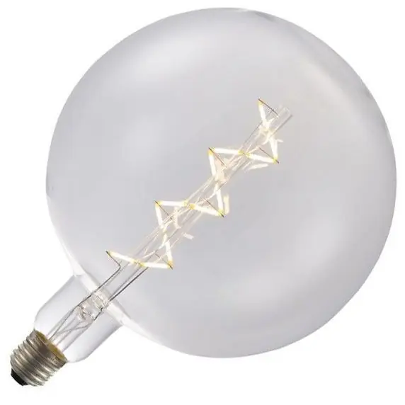 Weekendaanbieding SPL BIG LED Filament Globelamp 6W Grote fitting E27 Dimbaar ø200mm