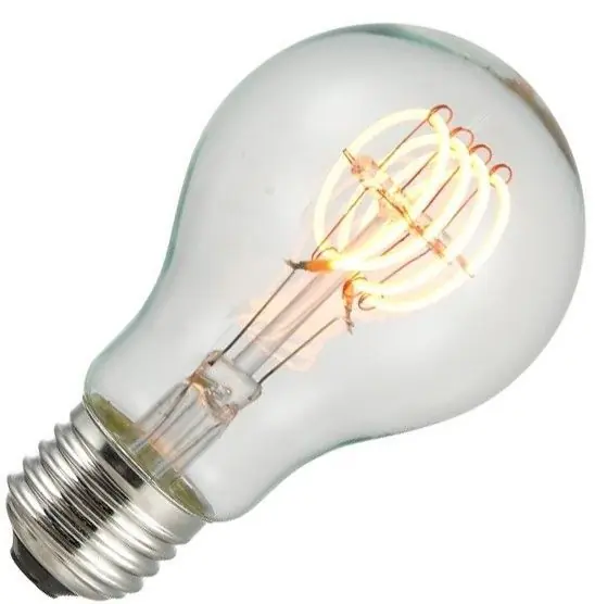 SPL Spiraal lamp LED Filament 4,5W Grote Fitting E27 Dimbaar Betrouwbaar