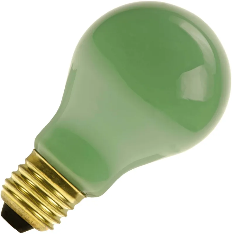 Weekendaanbieding Gloeilamp Grote fitting E27 Standaardlamp Groen 60mm 25W