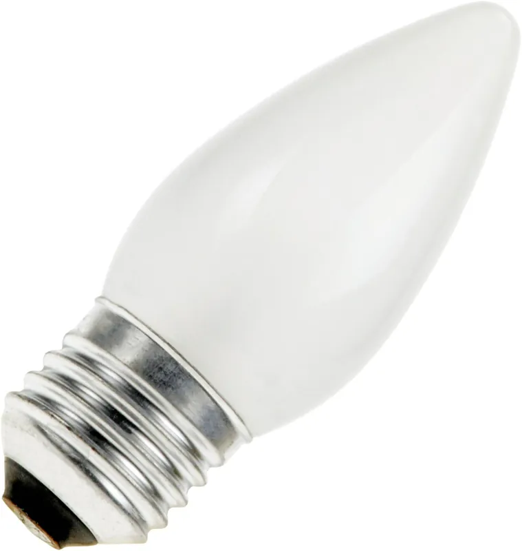 Speciale Aanbieding Gloeilamp Grote fitting E27 Kaarslamp Mat 35mm 60W