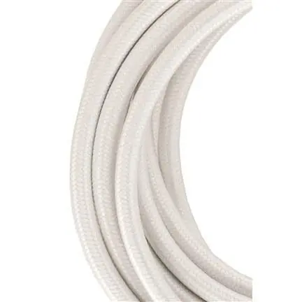 Bailey stoffen kabel 2-aderig wit 3m Aanbieding