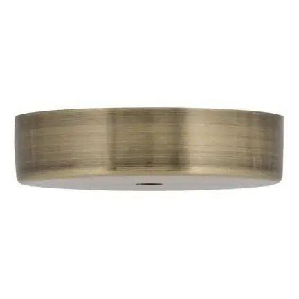 Betrouwbaar Bailey plafondkap metaal brons antiek + transparante kabel grip
