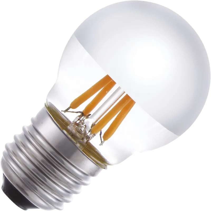 Finale Uitverkoop Lighto LED filament Grote fitting E27 Kogellamp Helder 45mm 4W