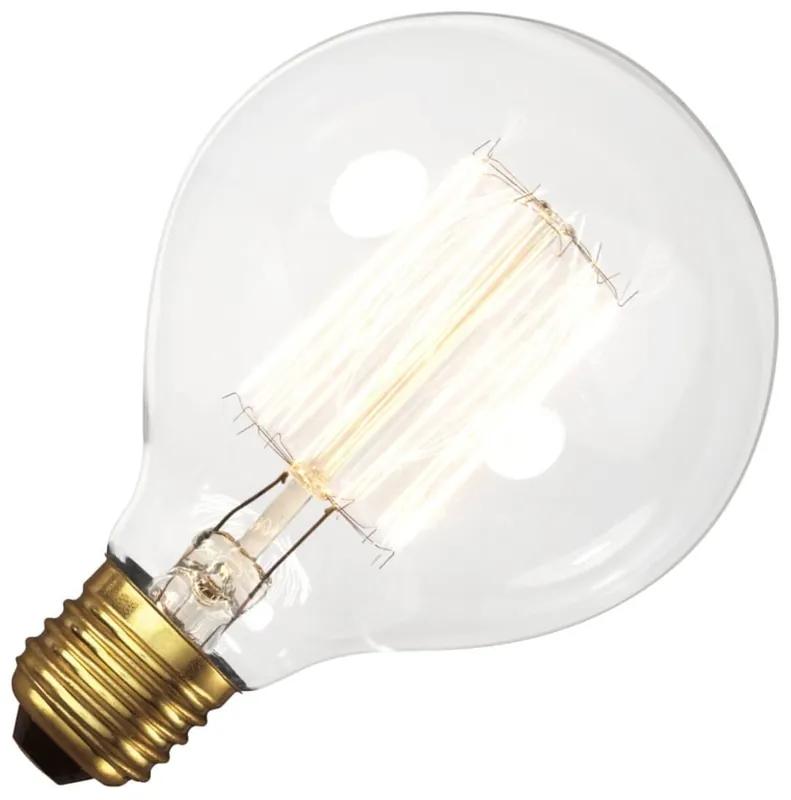 Bestel Nu Kooldraadlamp Globe Grote fitting E27 Dimbaar 60W 125mm
