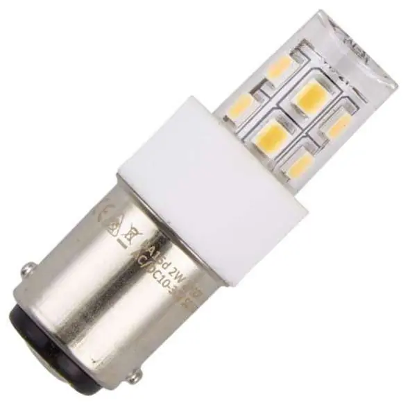 Beste Prijs SPL LED lamp Ba15d Fitting Buislamp 17mm 2W 24V