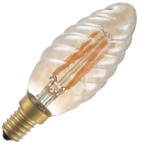 SPL LED Kaarslamp gedraaid Kleine fitting E14 4W Dimbaar Seizoensaanbieding