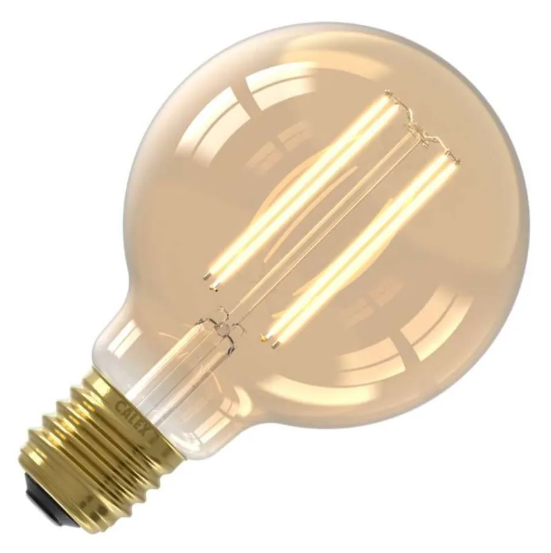 Calex LED filament Grote fitting E27 Ball 80mm 3.5W Snelle Levering
