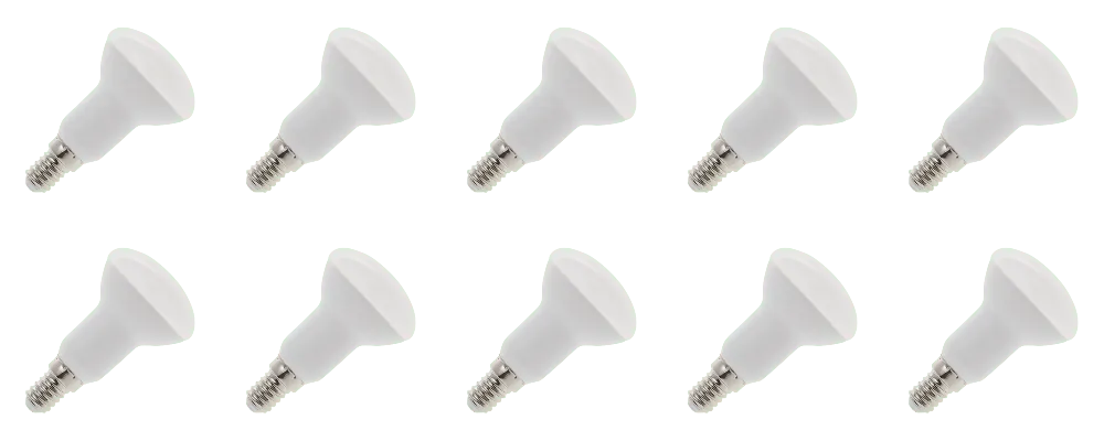 Lighto LED lamp Kleine fitting E14 Reflectorlamp Helder 50mm 4W 10 stuks Aanbieding