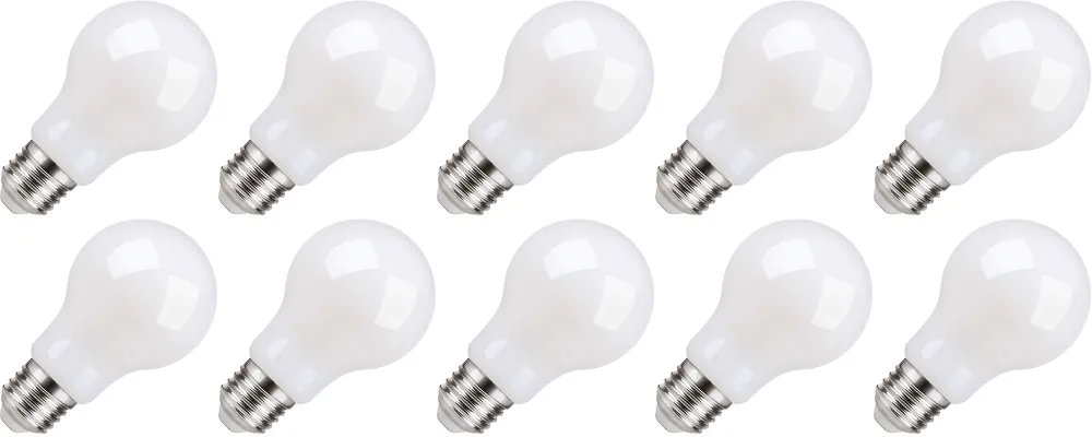Voordeelprijs Lighto LED filament Grote fitting E27 Standaardlamp Helder 60mm 5W 10 stuks
