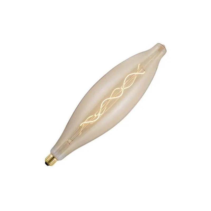 SPL LED Filament Grote fitting E27 Buislamp Helder Goud 4W Dimbaar Flitsaanbieding