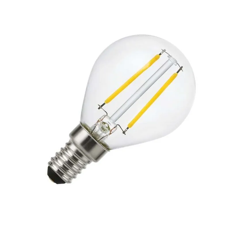 Nu Kopen SPL LED Filament Kleine fitting E14 Globelamp Helder 2W Dimbaar