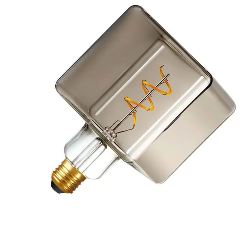 SPL LED Filament Grote fitting E27 Kubuslamp Helder Rook 4W Dimbaar Hete Deal
