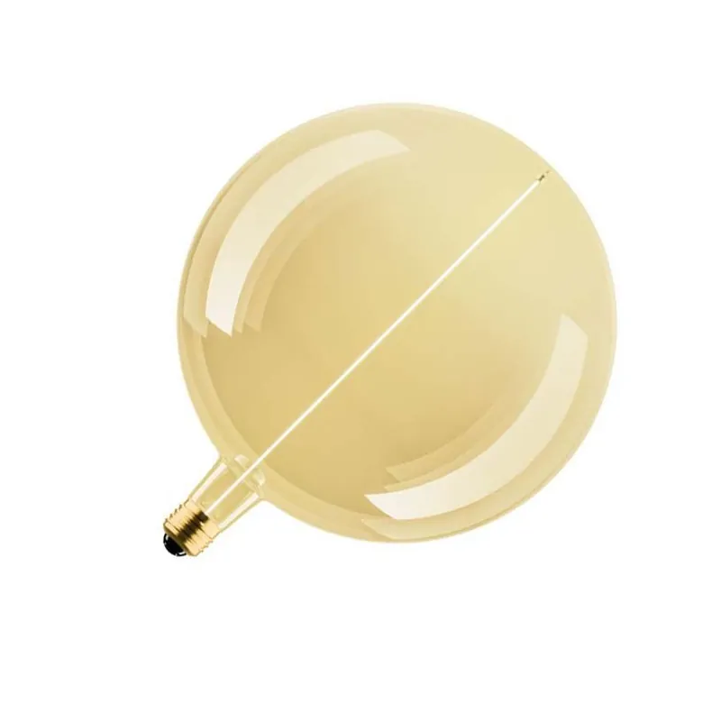 Speciale Aanbieding SPL LED Filament Grote fitting E27 Globelamp Helder Goud 4.8W Dimbaar 818 Extra warm wit