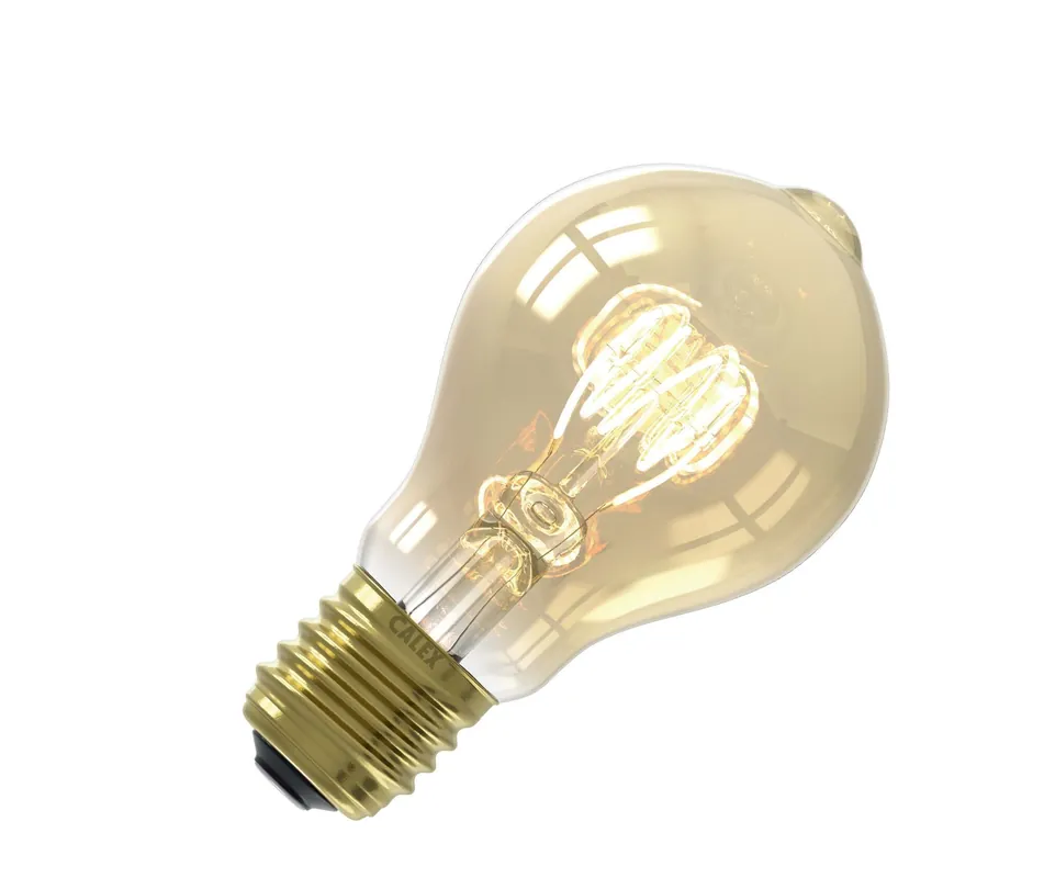 Calex LED filament Grote fitting E27 A60 Standaard Goud 5.5W 3-step dimming Beste Prijs