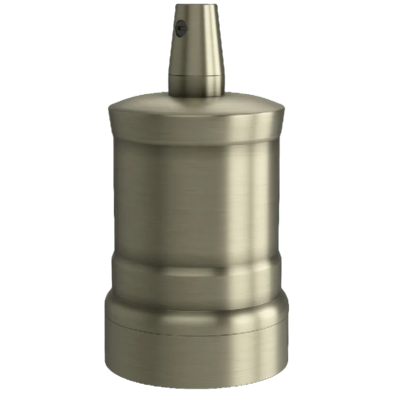Laatste Versie Calex Lamphouder E27 fitting Aluminium Mat Brons 60W