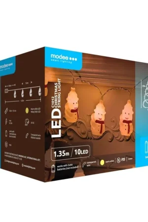 Modee Kerstverlichting LED lichtsnoer 10m 100 Lichtpunten IP20 Warm Wit Licht Veilige Betaling