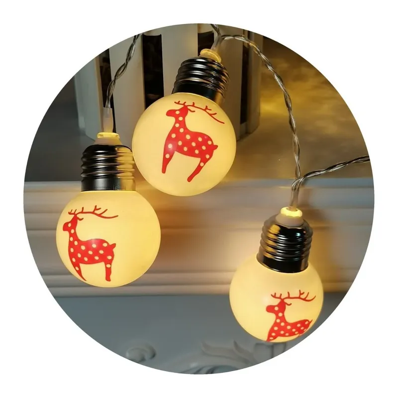 Aanbieding Modee Kerstverlichting LED lichtsnoer 1,35m 10 Lichtpunten IP20 Warm Wit Licht