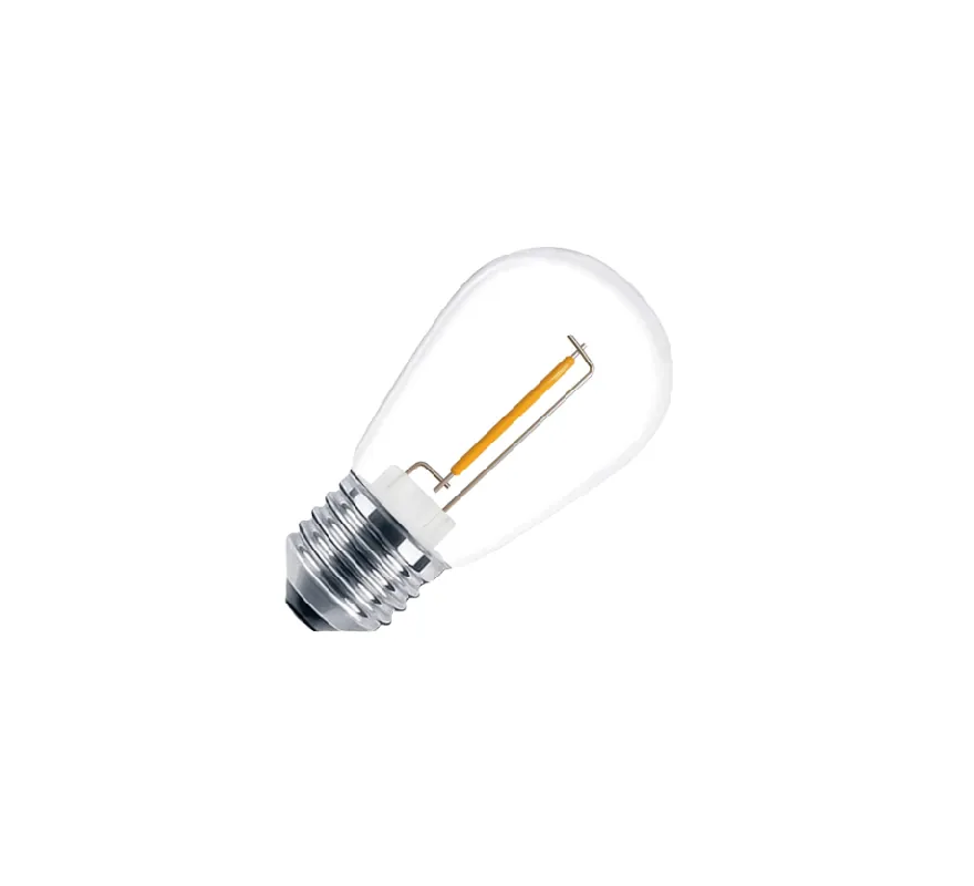 Lighto LED filament Grote fitting E27 Helder Kogellamp 45mm 1W Dimbaar Geschikt voor prikkabel Bestseller