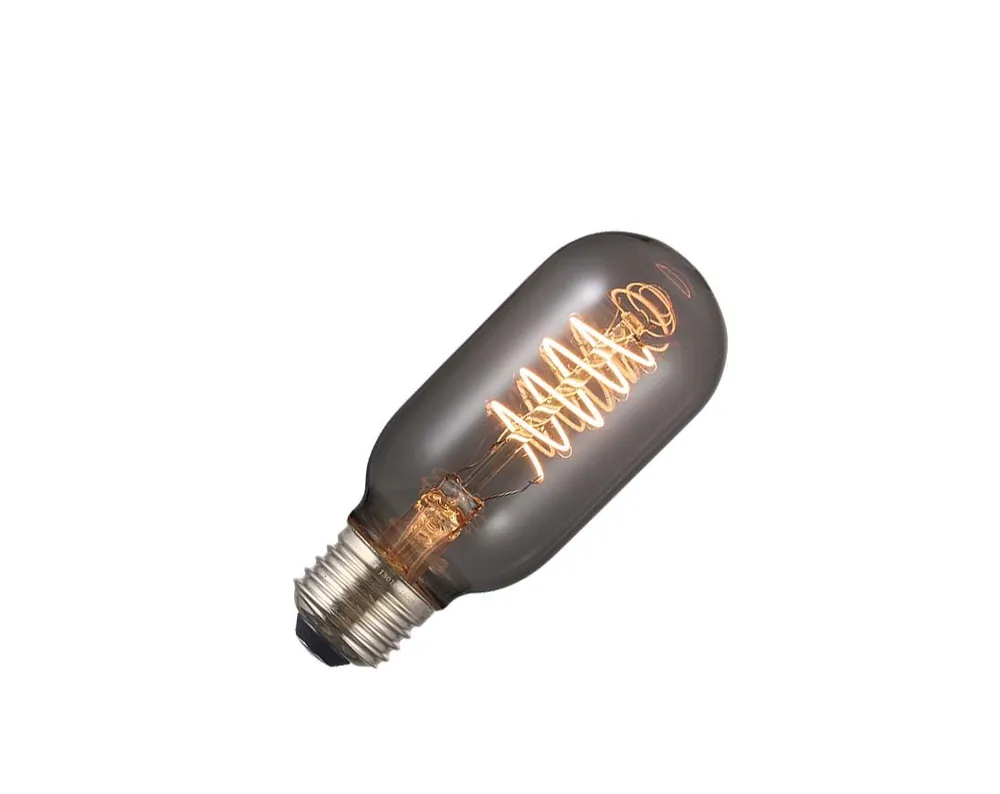 Lighto LED Filament E27 Fitting Spiraallamp Rookglas T45 45mm 4W Premium