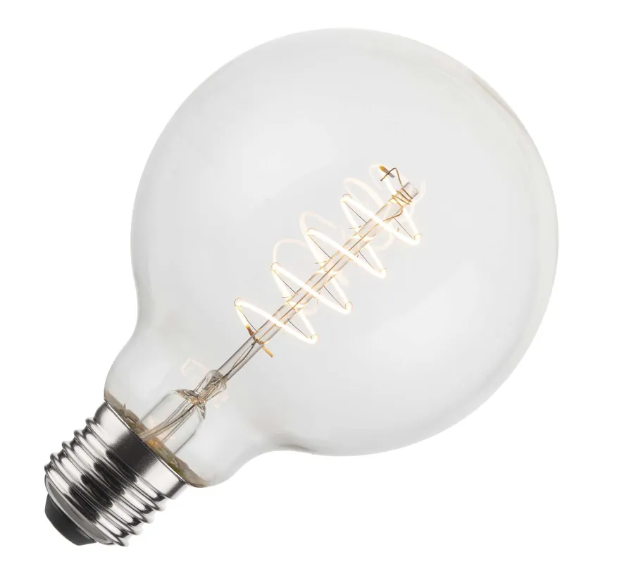 Lighto LED Filament E27 Fitting Globelamp Helder G95 95mm 4W Bestseller