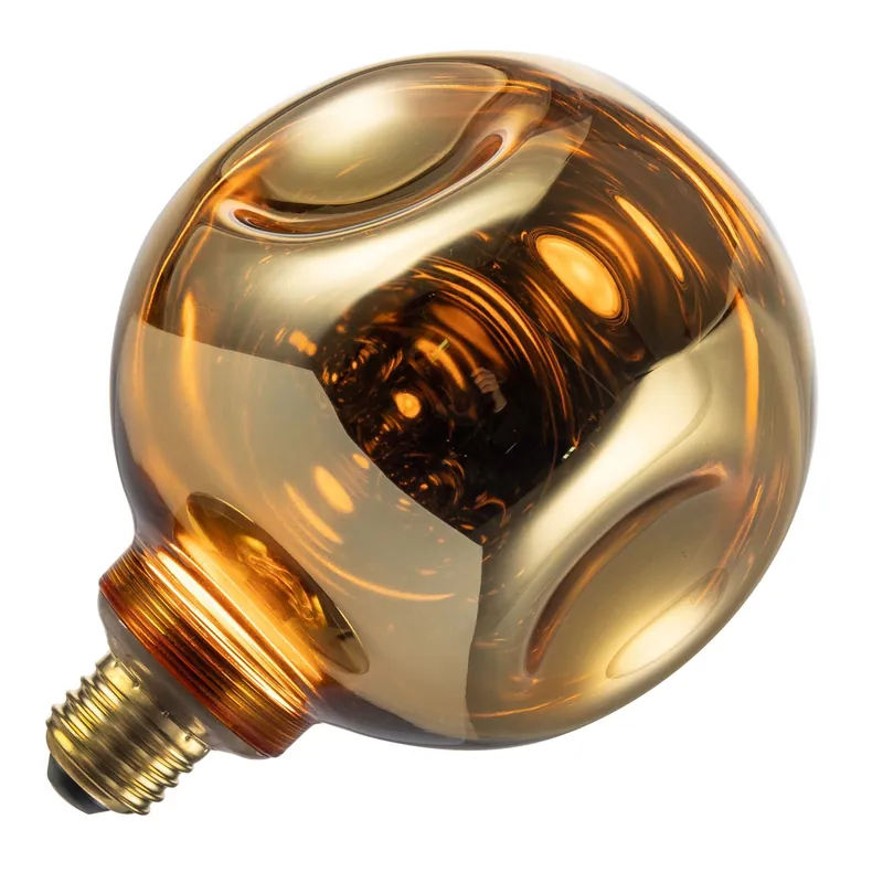 Lighto LED Lamp E27 Fitting Globelamp Gekleurd G125 125mm 4.6W Bestel Nu