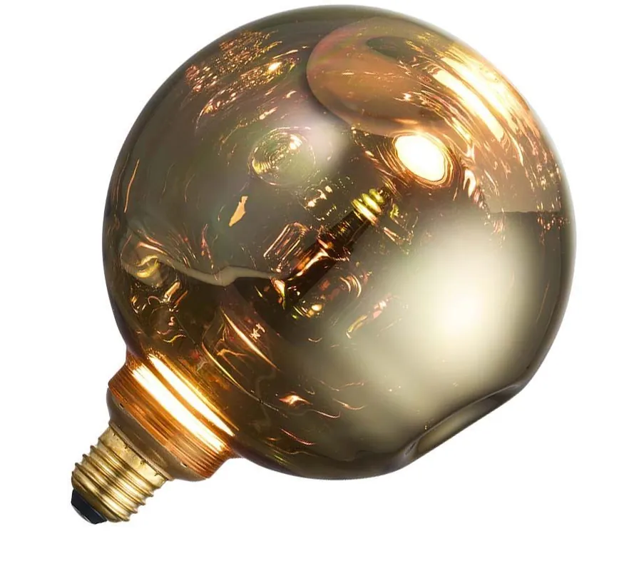 Lighto LED Lamp E27 Fitting Globelamp Gekleurd G125 150mm 4.6W Nieuw